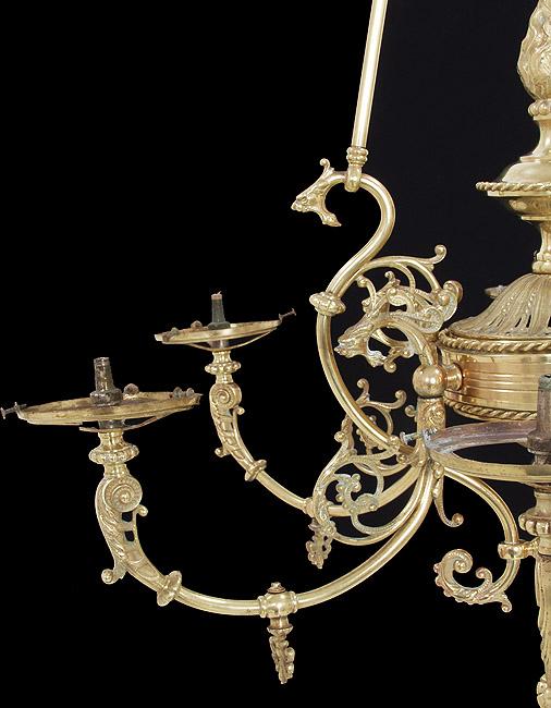 Six Arm Chandelier