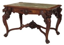 Gustave Herter Walnut Center Table