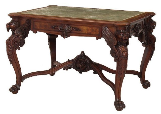 Gustave Herter Walnut Center Table