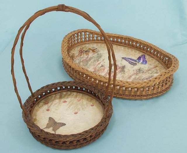 Two Lovely Butterfly Trays
