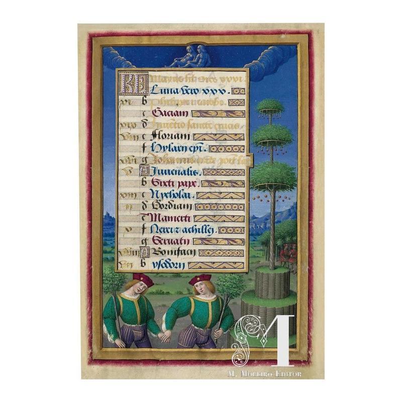 Folder of 5 prints from the Great Hours of Anne of Brittany