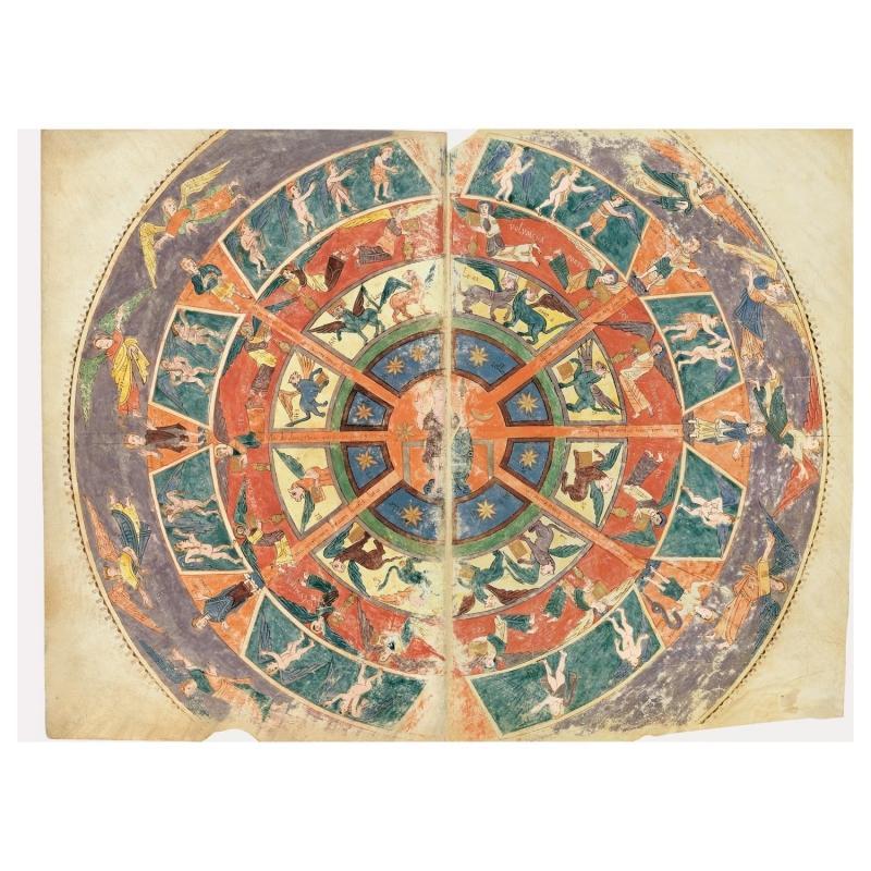 Folder of 5 prints from the Girona Beatus