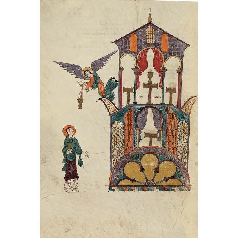 Folder of 5 prints from the Girona Beatus
