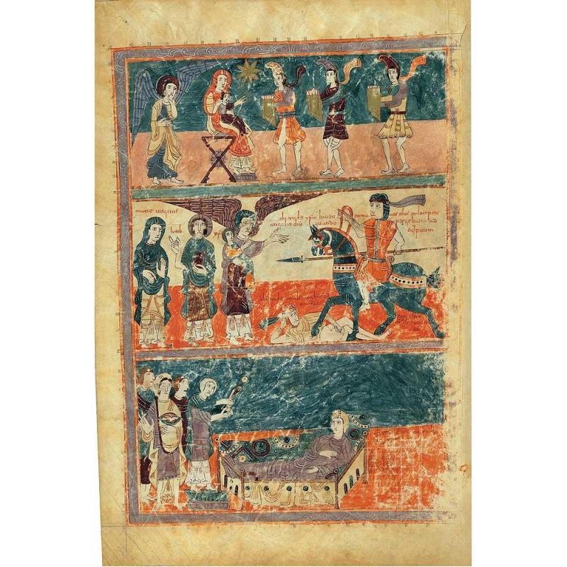 Folder of 5 prints from the Girona Beatus