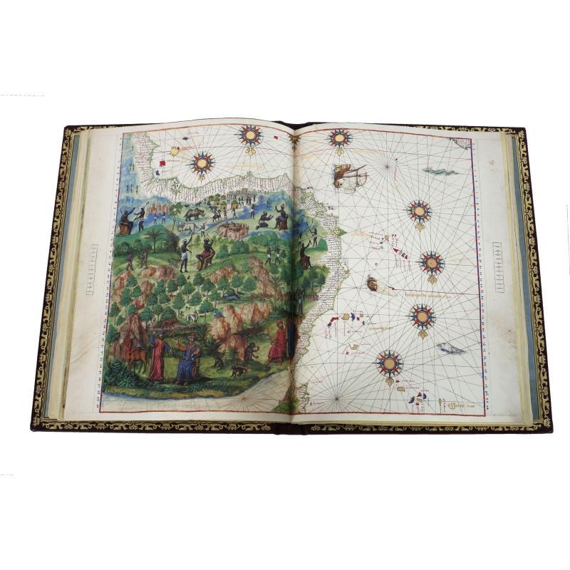 Atlas Vallard , unique facsimile limited edition maps