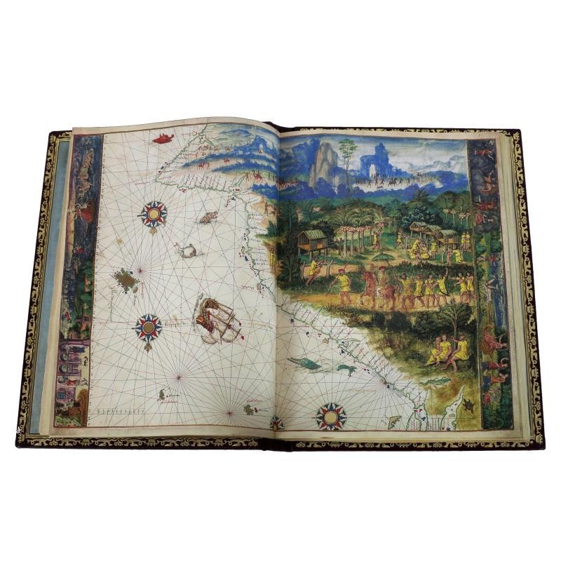 Atlas Vallard , unique facsimile limited edition maps