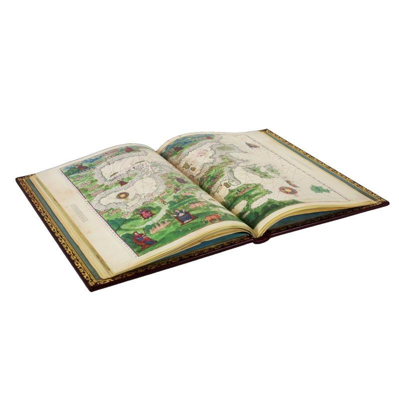 Atlas Vallard , unique facsimile limited edition maps