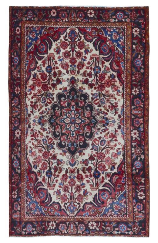 Handmade Vintage Persian Hamadan Oriental Area Rug 4'11 x 8'6