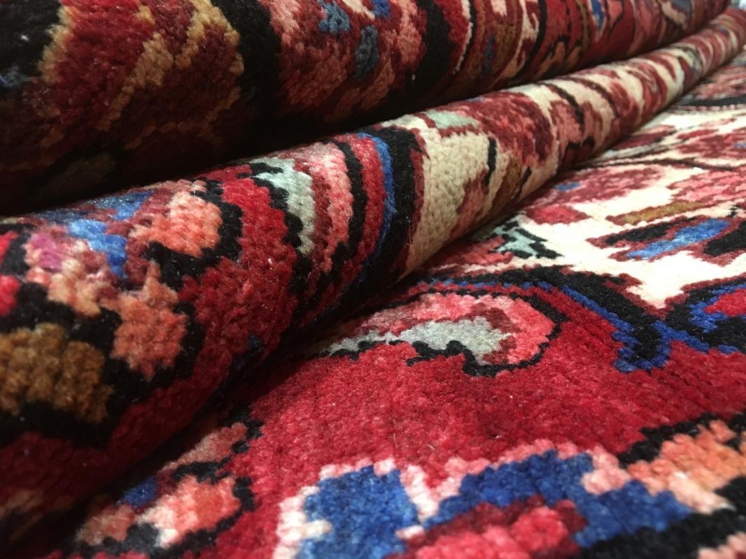 Handmade Vintage Persian Hamadan Oriental Area Rug 4'11 x 8'6