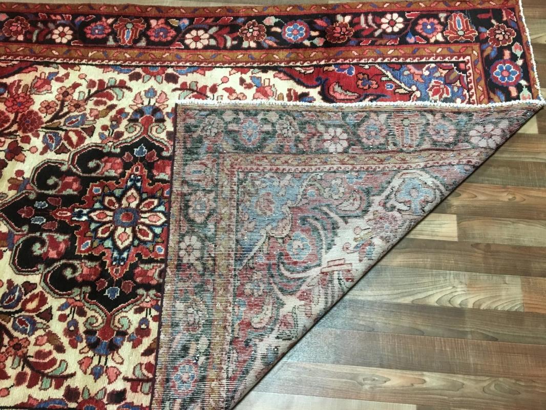 Handmade Vintage Persian Hamadan Oriental Area Rug 4'11 x 8'6