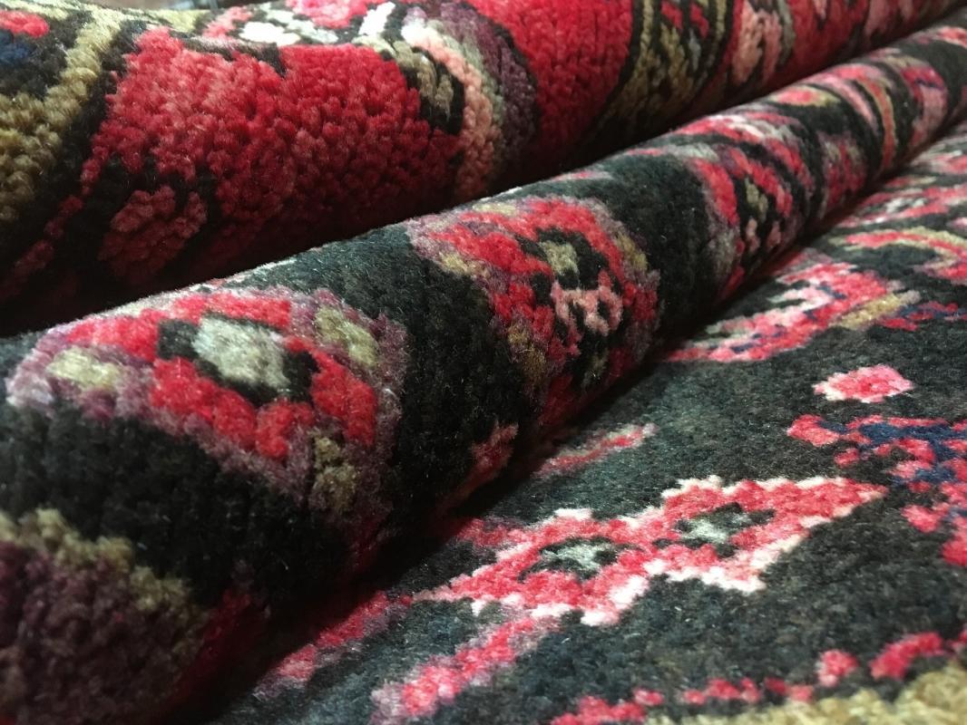Handmade Antique Persian Hamadan Oriental Runner Rug 4'3 x 9'10