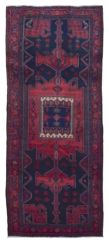 Vintage Handmade Persian Hamadan Oriental Area Rug 4' x 7'10