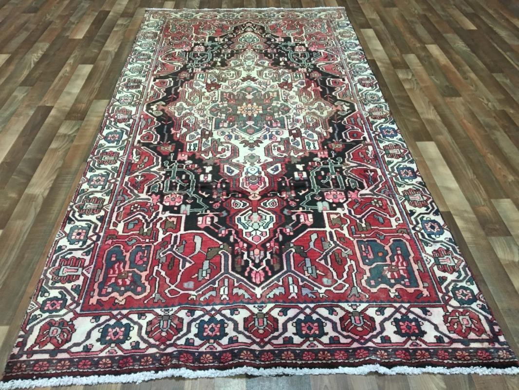 Vintage Handmade Persian Hamadan Oriental Runner Rug 4'11 x 9'4