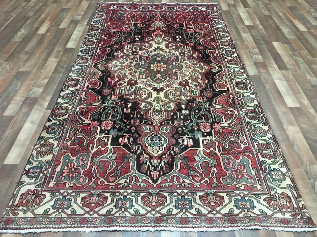 Vintage Handmade Persian Hamadan Oriental Runner Rug 4'11 x 9'4