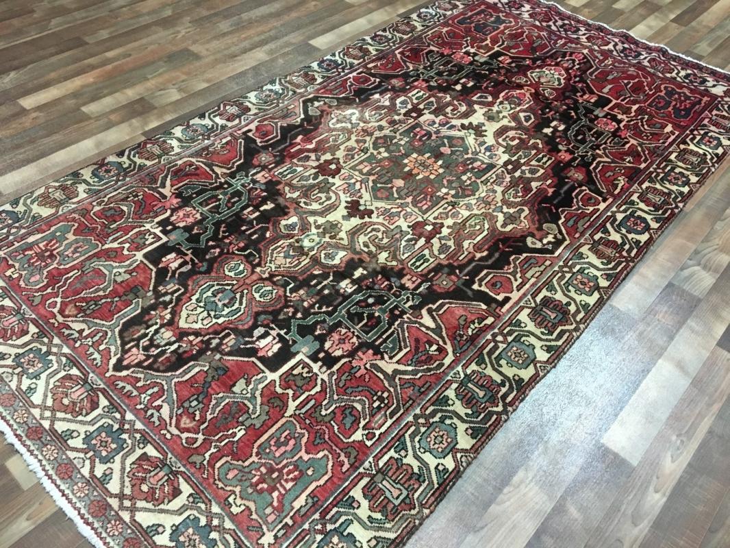 Vintage Handmade Persian Hamadan Oriental Runner Rug 4'11 x 9'4