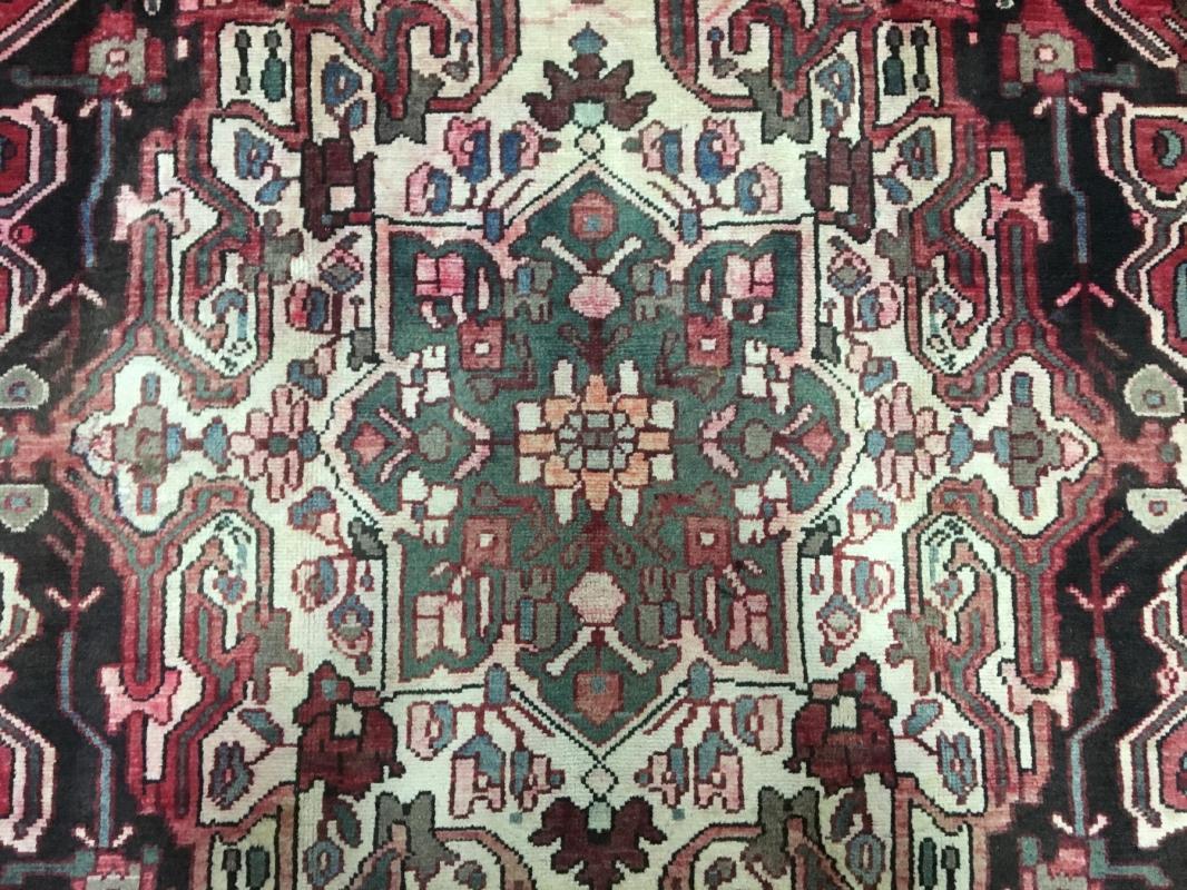 Vintage Handmade Persian Hamadan Oriental Runner Rug 4'11 x 9'4