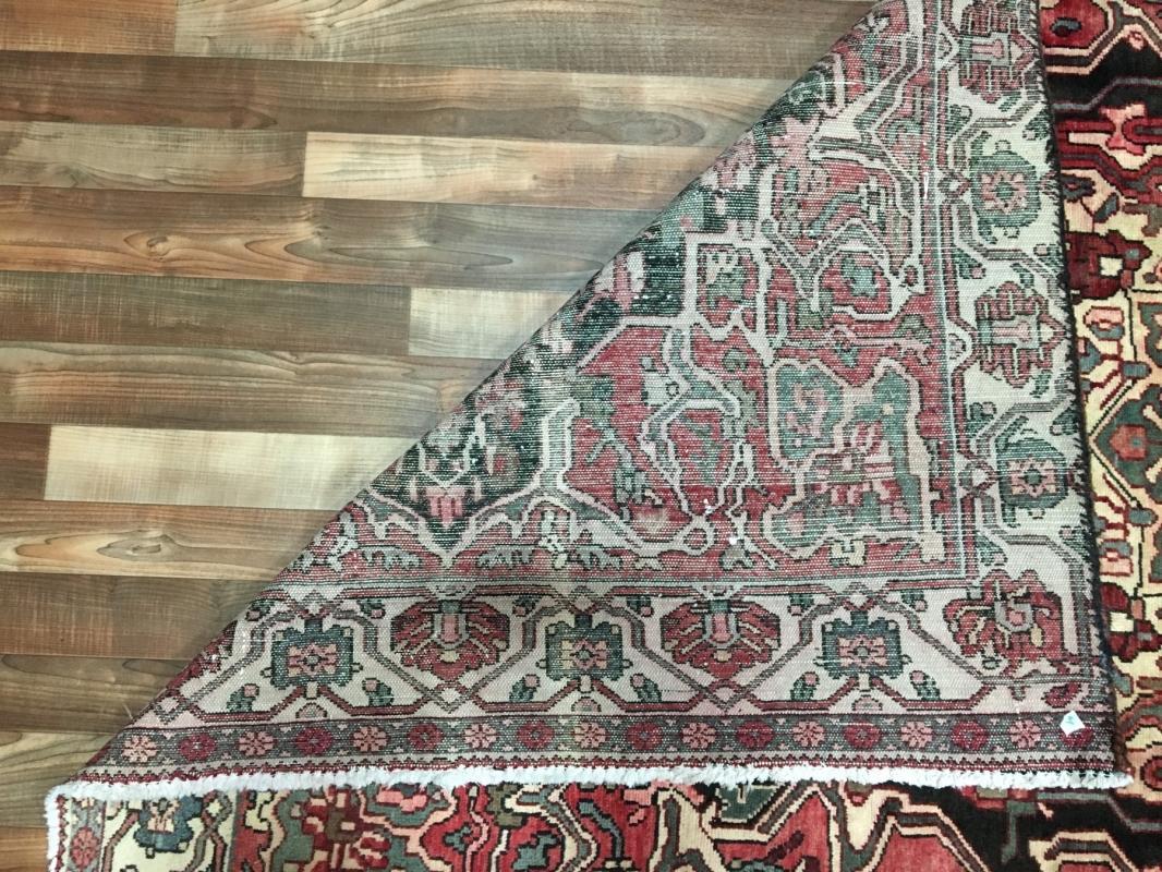 Vintage Handmade Persian Hamadan Oriental Runner Rug 4'11 x 9'4