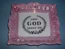 RELIGIOUS SUNDERLAND LUSTRE PLAQUE