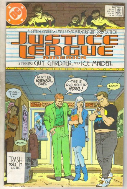 Justice League America #28 comic book near mint 9.4