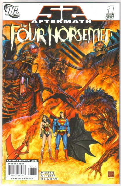 52 Aftermath The Four Horsemen #1 comic book mint 9.8