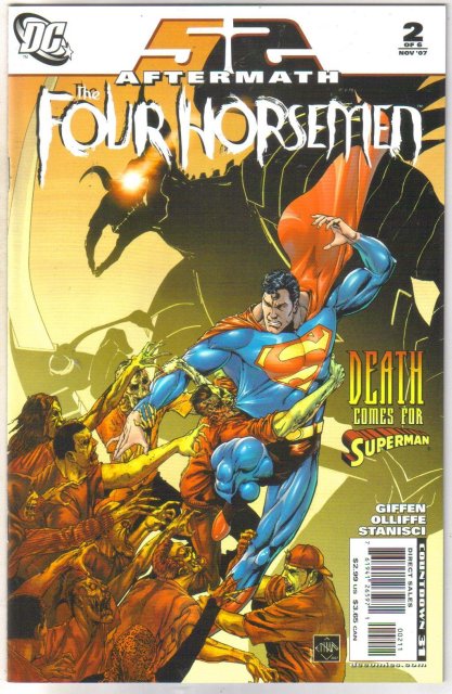 52 Aftermath The Four Horsemen #2 comic book mint 9.8