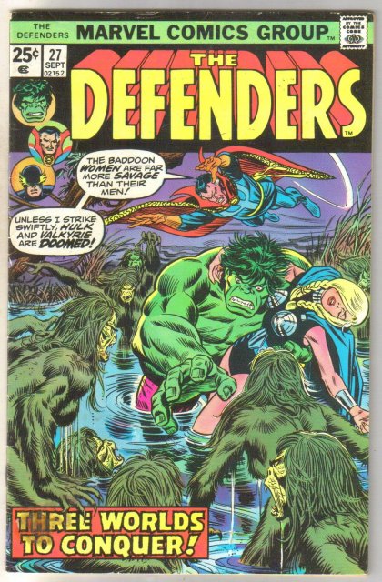 Defenders #27 comic book very good 4.0