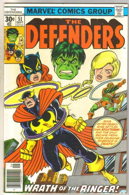Defenders #51 comic book near mint 9.4