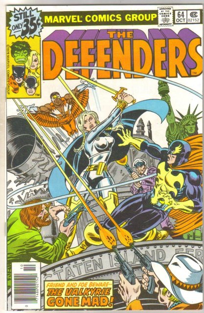 Defenders #64 comic book near mint 9.4