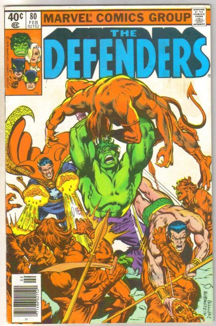 Defenders #80 comic book near mint 9.4