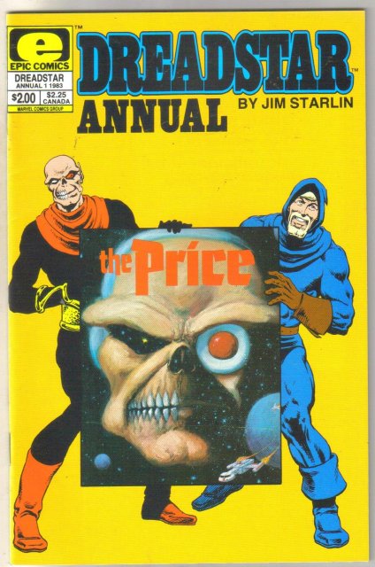 Dreadstar Annual #1 comic book near mint 9.4