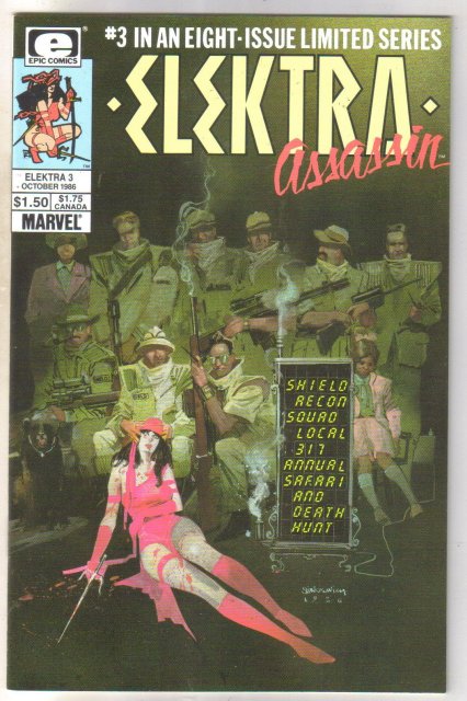 Elektra Assassin #3 comic book near mint 9.4