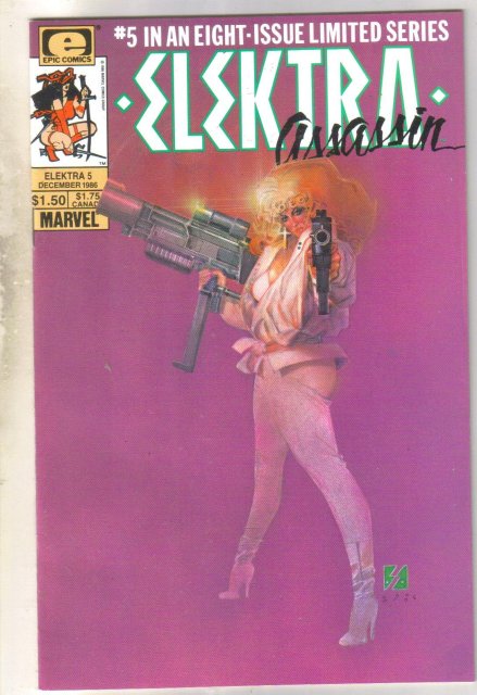 Elektra Assassin #5 comic book near mint 9.4