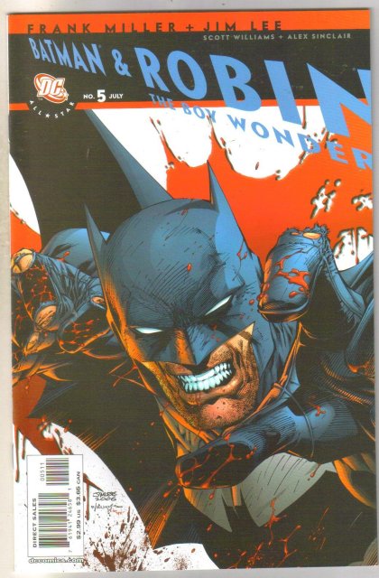 Batman and Robin #5 comic book mint 9.8