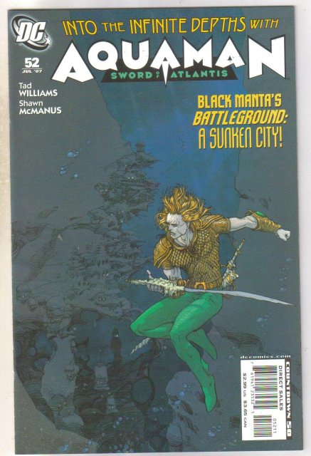 Aquaman #52 comic book near mint 9.4
