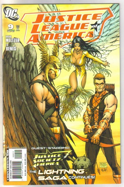 Justice League of America #9 comic book near mint 9.4