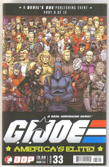 G.I. Joe America's Elite #33 comic book mint 9.8
