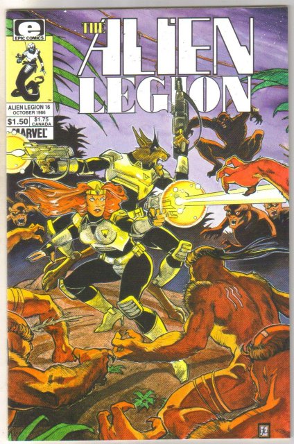 Alien Legion #16 comic book mint 9.8