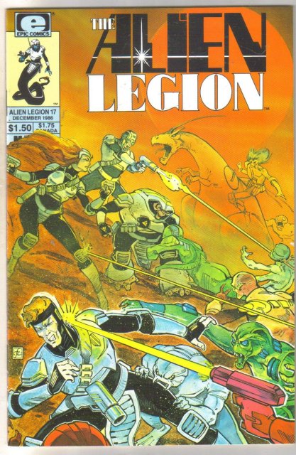 Alien Legion #17 comic book mint 9.8
