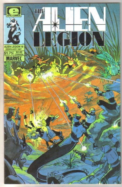 Alien Legion #18 comic book mint 9.8