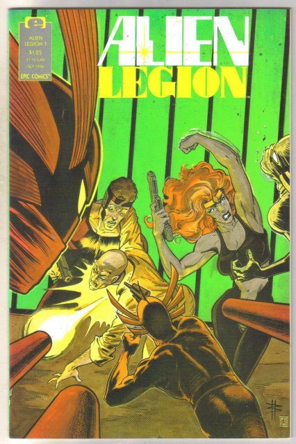 Alien Legion volume 2 #7 comic book near mint 9.4
