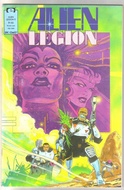 Alien Legion volume 2 #9 comic book near mint 9.4