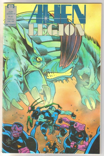 Alien Legion volume 2 #10 comic book near mint 9.4