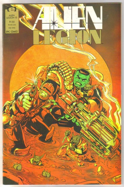 Alien Legion volume 2 #15 comic book near mint 9.4