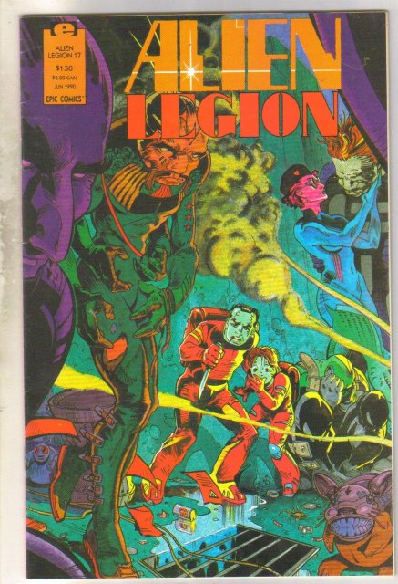 Alien Legion volume 2 #17 comic book near mint 9.4