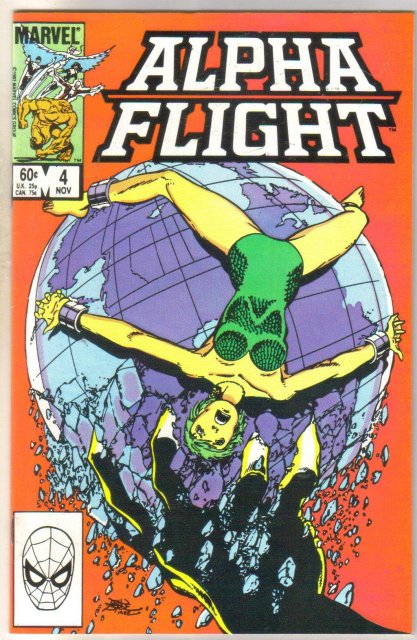 Alpha Flight #4 comic book near mint 9.4