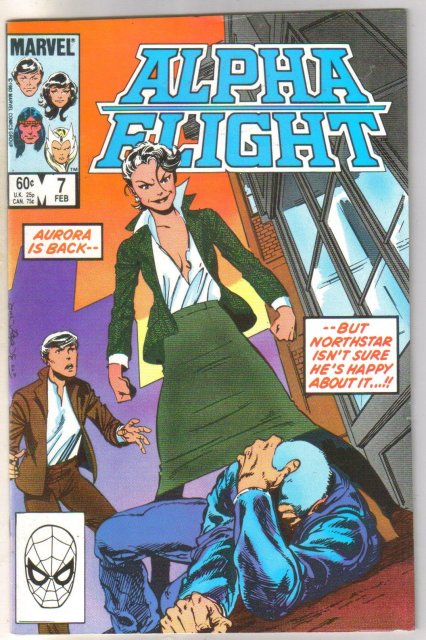 Alpha Flight #7 comic book near mint 9.4