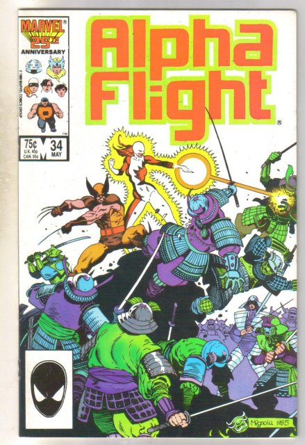 Alpha Flight #34 comic book mint 9.8