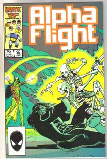 Alpha Flight #35 comic book mint 9.8