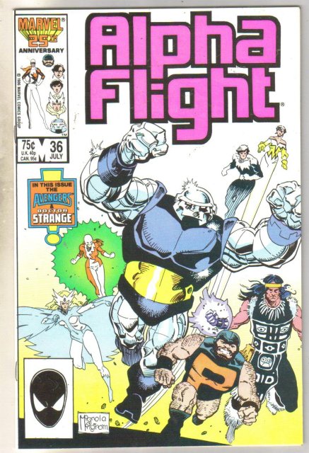 Alpha Flight #36 comic book mint 9.8