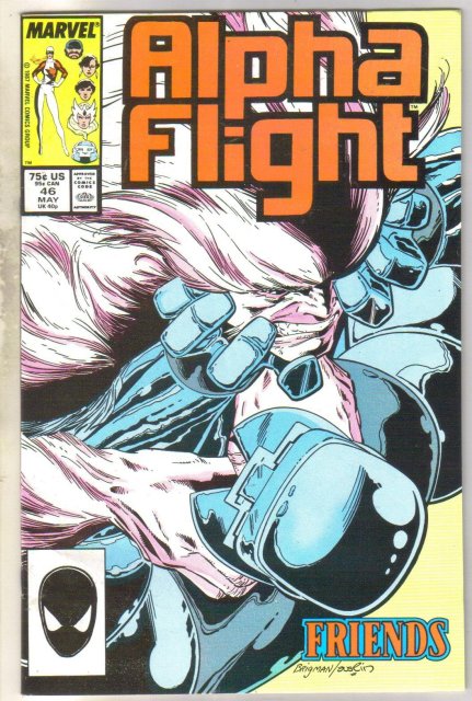 Alpha Flight #46 comic book very fine 8.0